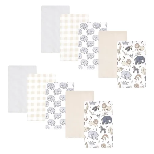 Miniatura 295 de Hudson Baby - Paños unisex de franela de algodón para bebé, bosque, talla única