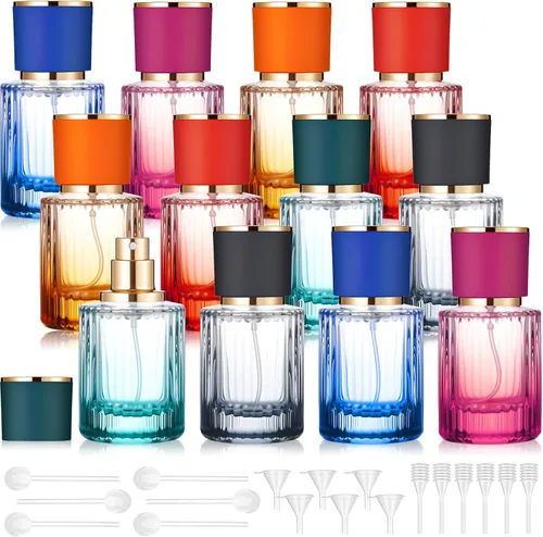 Miniatura 20 de Teenyyou 6 botellas vacías de perfume de vidrio de 30/50/3.4 fl oz a granel para fabricantes de perfumes, botellas de colonia atomizadoras