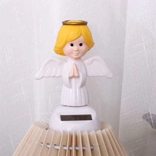 Miniatura 3 de Angel Solar Dancing Figures - Muñecas de mano agitadas con energía solar para decoración de coche