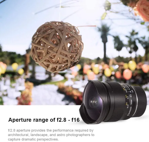 Miniatura 6 de TTArtisan Lente manual de ojo de pez ultra ancho F2.8 de 0.433 in para Sony E Mount A7, A7II (A7M2), A7III, (A7M3), A7R, A7RII (A7RM2), A7RIII