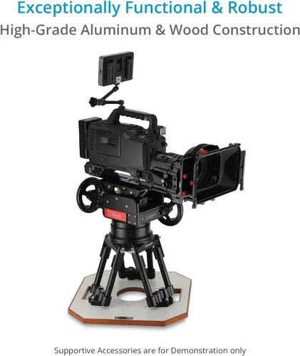 Miniatura 3 de PROAIM - Soporte de cuenco Hi-Hat de 2.953 in con tablero para disparos de ángulo bajo, 75 kg/165 lb Mounts in tight spaces where tripods can't