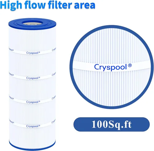 Miniatura 7 de Cryspool 08053 Filtro compatible con Jandy CS100, R0462200, PJANCS100, C-8410, FC-0821, cartucho de filtro de piscina de 100 pies cuadrados, 1