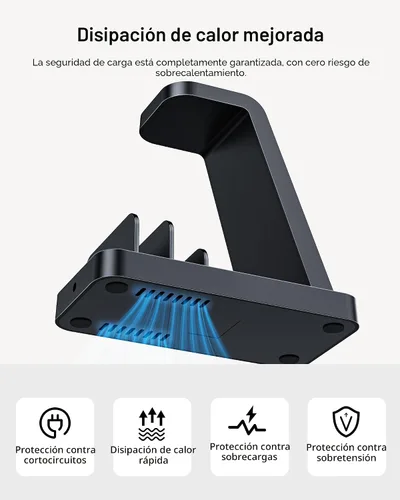 Miniatura 8 de Cargador inalámbrico para Samsung, estación de carga rápida 5 en 1 para Samsung Galaxy Watch 8 7 6 5 4 Galaxy Buds, soporte de carga para S26 Ultra