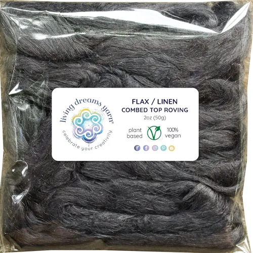 Miniatura 10 de Fibra de algodón para hilar, mezclar, fieltro y arte de fibra. Suave peinado vegano Top Roving. Merlot