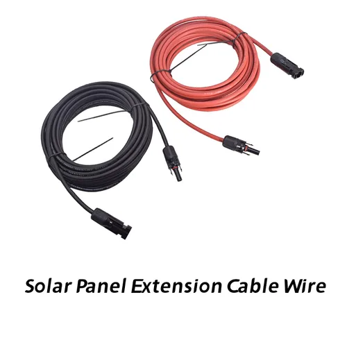 Miniatura 6 de waltyotur Cable de extensión de energía solar, cable de extensión solar de 25 pies, 12 AWG, cable de extensión de panel solar, cable de extensión