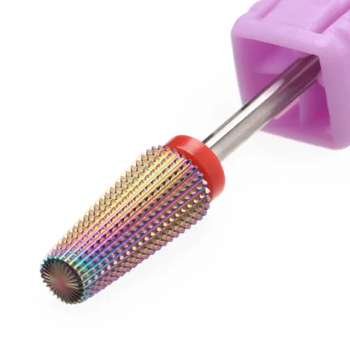 Miniatura 6 de Brocas para Taladro de Uñas 5 en 1, Rainow Rotación Bidireccional para Uso de Zurdos y Diestros, Eliminación Rápida de Acrílico o Gel Duro - Vástago