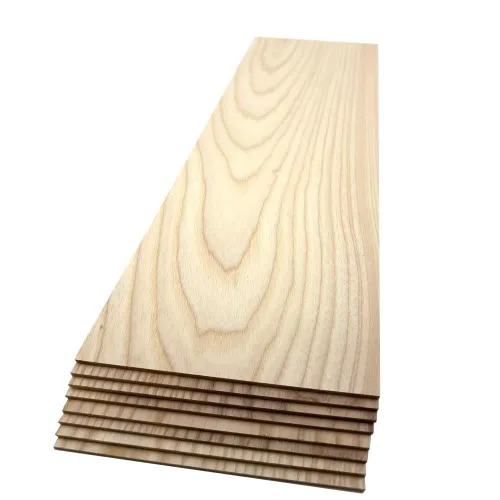Miniatura 8 de Tablas de fresno para manualidades 1/8 x 16,5 x 38 cm (paquete de 4) Madera maciza de madera dura lista para láser