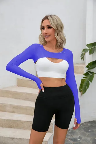 Miniatura 5 de Chal de enfriamiento manga de brazo protección solar tops de mujer para golf, equitación, conducción