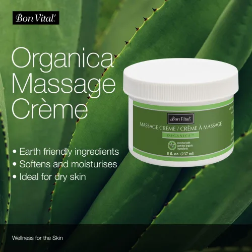 Miniatura 4 de Bon Vital 'Organica Crème hecha con ingredientes para una earth-friendly orgánico certificado y masaje relajante de masaje, orgánico Aceite