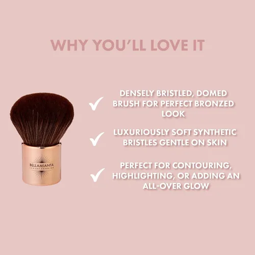 Miniatura 2 de Bellamianta Cepillo bronceador Kabuki de lujo