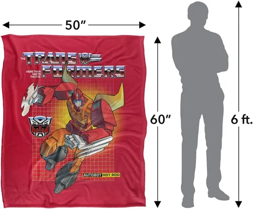 Miniatura 5 de Transformers Hot Rod Silky Touch Manta súper suave de 36 x 58 pulgadas