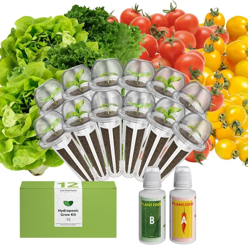 Miniatura 15 de inbloom Kit de vainas de semillas verdes para ensalada orgánica para AeroGarden, sistema de cultivo hidropónico Ahopegarden, alimento bajo
