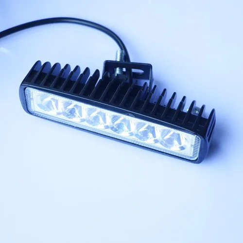 Miniatura 9 de Yibid Faro de trabajo LED de 18W para motocicleta, luz delantera antiniebla para Honda Yamaha Suzuki Bobber Cafe Racer Cruiser ATV, embarcaciones
