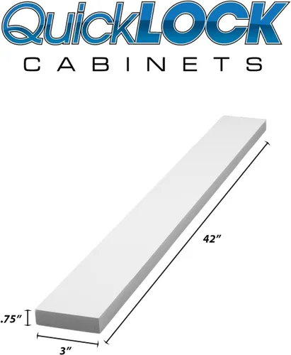 Miniatura 2 de Quicklock RTA - Armarios de cocina de pared de 42 pulgadas de alto (listos para montar), estilo coctelero, 100% madera dura, fabricados en Estados