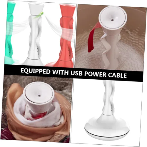 Miniatura 3 de Lavadora de turbina portátil USB ultrasónico mini máquina de lavandería para viajes uso doméstico vibración de alta frecuencia para limpieza