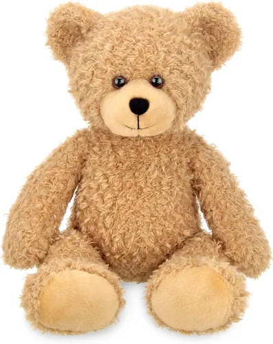 Bearington Bubsy Oso de Peluche Marrón - Juguete de Oso de Peluche Marrón Claro de 16" con Pelaje de Felpa Ultra-Suave y Nariz Cosida a Mano - 16"