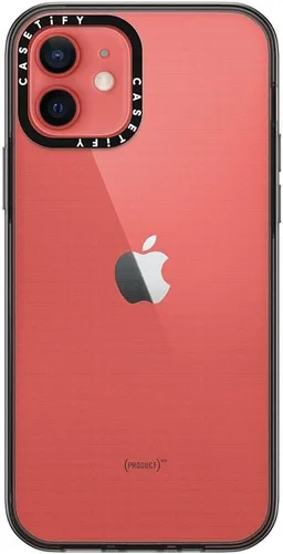 Miniatura 5 de CASETiFY Funda compacta para iPhone 12 [2 veces probada contra caídas de grado militar / protección contra caídas de 4 pies] - Negro transparente
