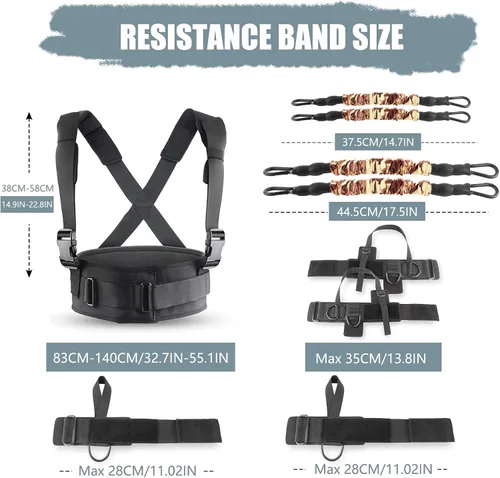 Miniatura 2 de Bandas de resistencia de fuerza y agilidad de velocidad
