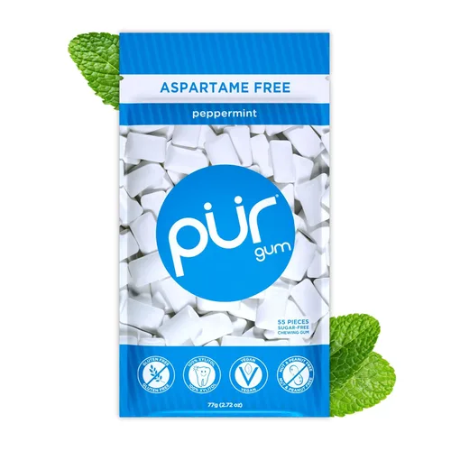 Miniatura 41 de PUR Gum Chicle sin Aspartamo 100% Xilitol Chicle con sabor natural a canela, 55 piezas (paquete de 1)