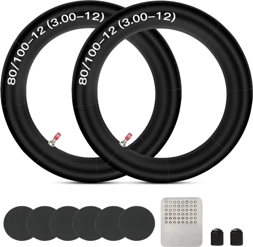 Miniatura 11 de GREHUA Tubo de motocross 80/100-12 compatible con KLX110 CRF110 PW80 SSR125 TTR110, tubo interior 2.75/3.00-12 para 125cc 110cc 90cc 50cc Tao Tao