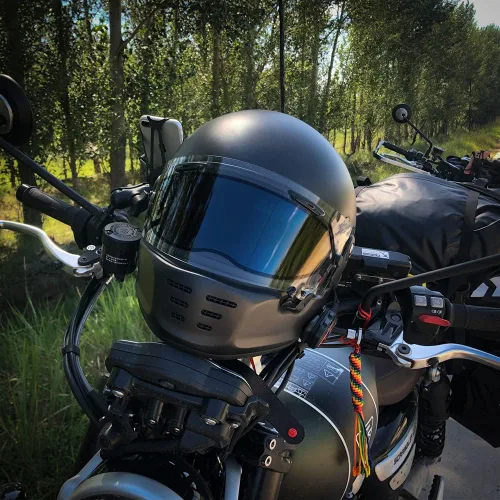 Miniatura 7 de Película de visor para casco de motocicleta con transición fotocromática antivaho, película de transición automática tintada para visor de casco
