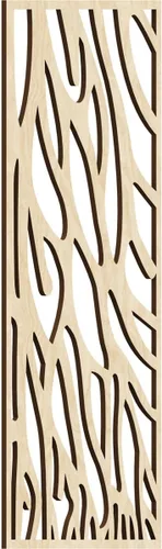 Miniatura 72 de 9 3/8"W x 24 3/8"H x 1/4"T Bristol Decorativos Paneles de Pared de Madera Calado, Cereza