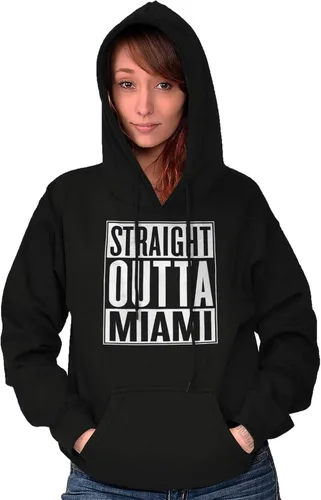 Miniatura 5 de Classic Teaze Straight Outta Miami Florida Souvenir Sudadera con capucha Mujeres Hombres