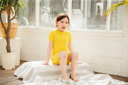 Miniatura 4 de VAENAIT BABY Pijamas de pijama para niños, conjunto de 2 piezas de pijama de viscosa de verano suave y fresco