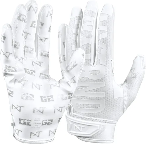Miniatura 24 de Guantes de fútbol americano Nxtrnd G2 Pro para hombre, guantes ultra adherentes Elite para receptor