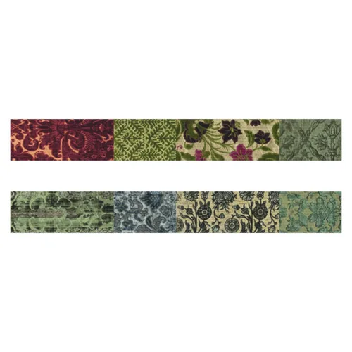 Miniatura 2 de Tim Holtz TH94230 - Cinta de lino de retazos, multicolor, TH94230
