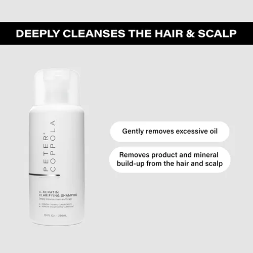 Miniatura 2 de PETER COPPOLA a-Keratin - Champú aclarante – Champú de limpieza suave y profunda sin sulfatos que elimina la acumulación, los aceites y el exceso