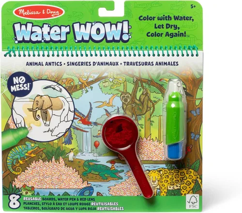 Miniatura 12 de Melissa & Doug On the Go Water Wow! Almohadilla de actividades reutilizable de lujo para revelar agua – Around Town