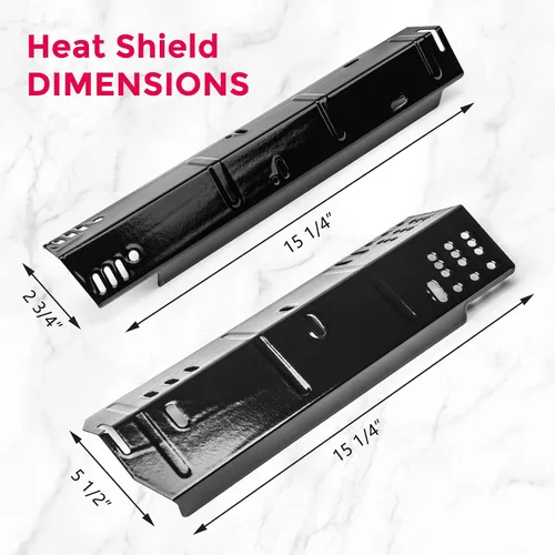 Miniatura 7 de Uniflasy Rejillas de parrilla Placas de calor para Dyna-Glo 4 quemadores DGH450CRP DGH451CRP Piezas de parrilla para Dyna Glo 70-01-911 70-02-411
