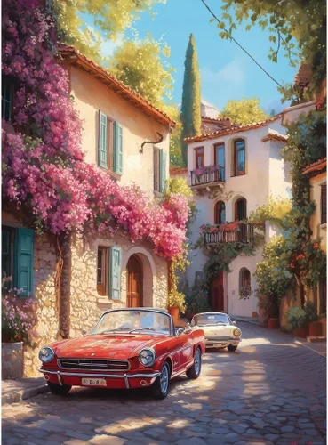 Miniatura 6 de Anatolian Puzzle - Ciclismo en Toscana, Rompecabezas de 1000 piezas, #1068