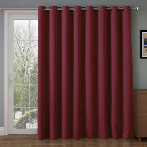 Miniatura 27 de Rose Home Fashion Cortinas opacas para puerta corrediza, oscurecimiento de la habitación, cortinas con aislamiento térmico para sala de estar