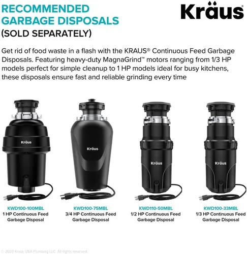 Miniatura 12 de KRAUS Kore KWF210-27 - Fregadero de cocina de acero inoxidable de calibre 16 con estación de trabajo de granja de 27 pulgadas con accesorios