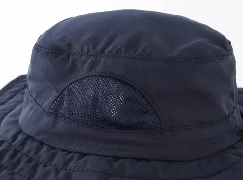 Miniatura 18 de Connectyle Sombrero de sol para niños y niñas, sombrero de pescador de ala ancha UPF 50+, sombrero de protección solar, sombrero transpirable