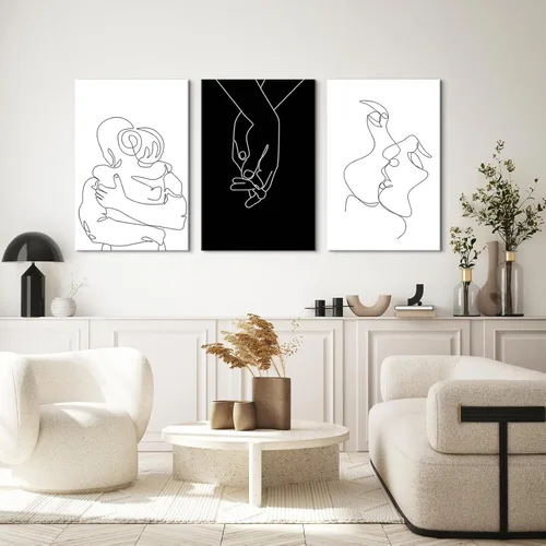 Miniatura 15 de Arte Gracioso de Baño en Lona para Pared en Blanco y Negro Juego de Inodoro y Tina Cartel Impreso en 3 Piezas Pintura de Citas de Baño Estilo Retro