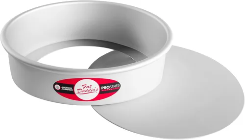 Miniatura 26 de Molde para tarta redondo de aluminio anodizado Fat Daddio con base extraíble
