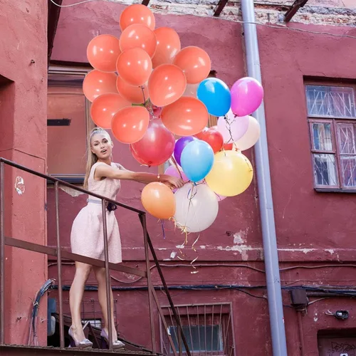 Miniatura 6 de Hestya 100 globos coralinos de 10 pulgadas de látex para fiestas, kit de guirnalda de arco para bodas, despedidas de soltera, graduación