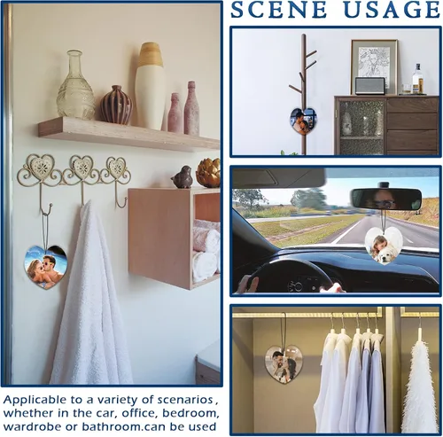 Miniatura 5 de Ambientador personalizado para automóvil – Ambientador personalizado para automóvil con foto, ambientadores con olor con imagen para colgar adornos