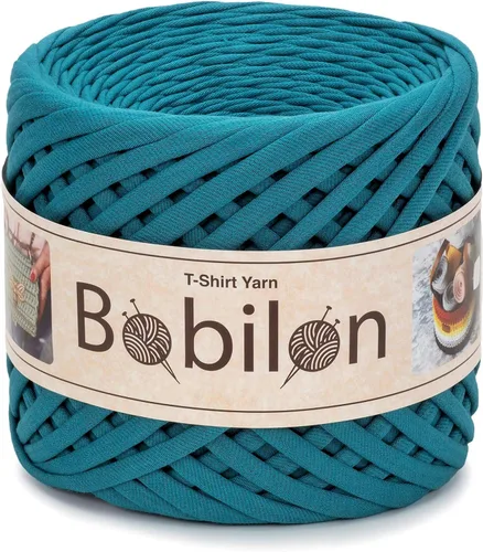 Miniatura 32 de Hilo de Camiseta de Algodón 7-9 mm (0.276-0.354 in) para Ganchillo, Tejido, Macramé, Manualidades DIY – Jersey Soft Ribbon, Fettuccini Zpagetti