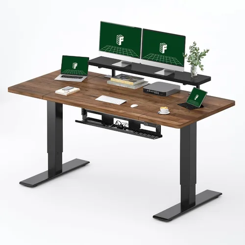 Miniatura 19 de FLEXISPOT Escritorio Eléctrico de Pie de Una Pieza, 40 x 24 Pulgadas Escritorio Ajustable con Superficie Sin Costuras, Controlador de Memoria