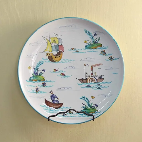 Miniatura 6 de Achla Designs B-37 Soporte de pared para placa, grande, paquete de 2