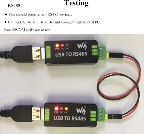 Miniatura 9 de 2PCS Industrial USB a RS485 Convertidor bidireccional Placa Adaptadora con Original FT232RNL y SP485EEN Chip Comunicación Rápida hasta 0.7 mi