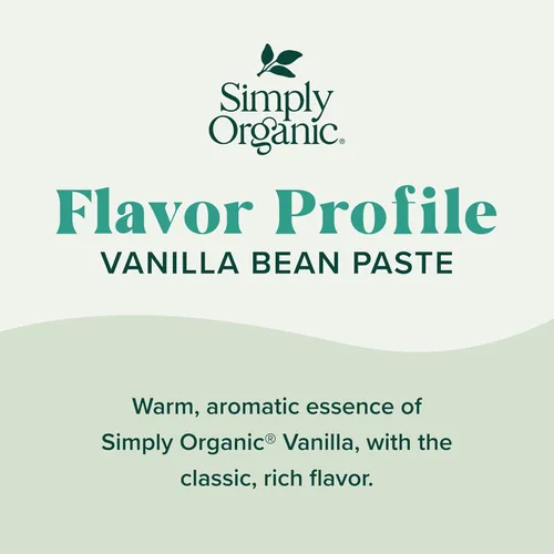 Miniatura 5 de Pasta de Vainilla con Semillas de Vainilla Simply Organic, frasco de 4 onzas, Certificada Orgánica, Kosher, Vegana, Sin OMG, Pasta Rica y Suave