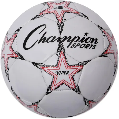 Miniatura 10 de Champion Sports Balón de fútbol Viper - Pelota de entrenamiento de TPU suave al tacto en tamaños 3,4,5 para jugar en interiores y exteriores