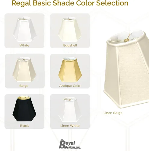 Miniatura 5 de Royal Designs BS-733W-13AGL - Lámpara hexagonal (2.0 x 5.1 x 3.5 in), color dorado