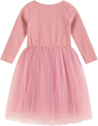 Miniatura 2 de RJXDLT Vestido tutú para niñas pequeñas, vestidos de tul sin mangas