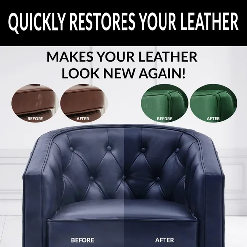 Miniatura 4 de Restaurador de Color de Reparación de Cuero - Marrón Oscuro - Restaura Sofá, Asiento de Coche, Muebles y Sofá 1 oz.